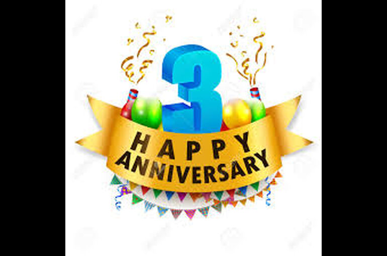 3周年